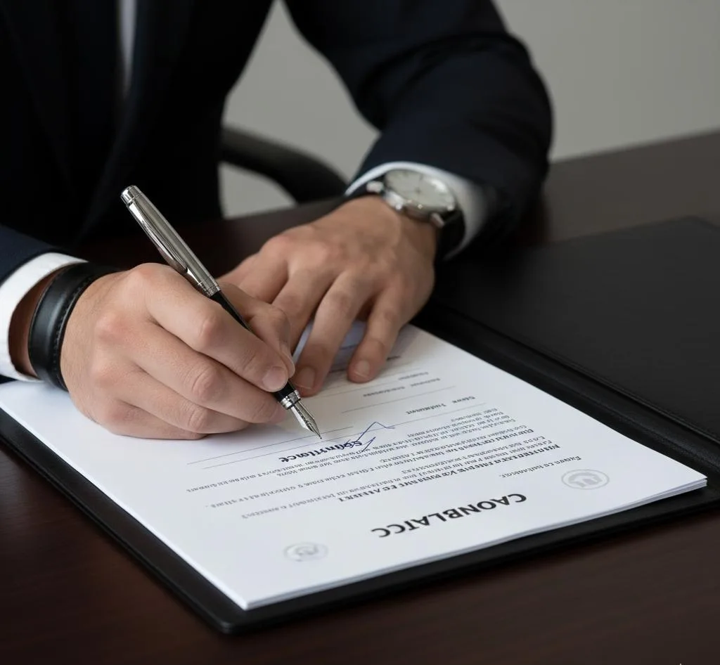 Signature de contrat - Cabinet Timur TAN